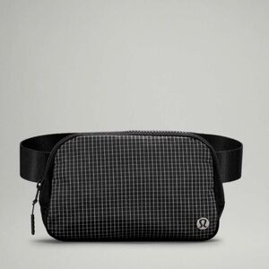 Lululemon Everywhere Belt Bag Black White Grid OG